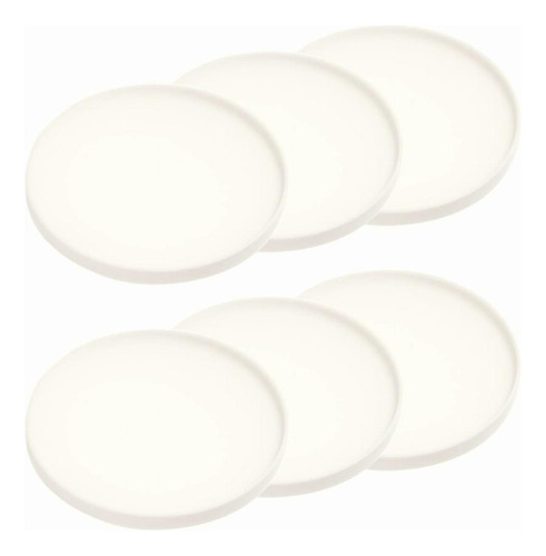 Yamazaki Home Posavasos (juego De 6), Silicona, Redondos,