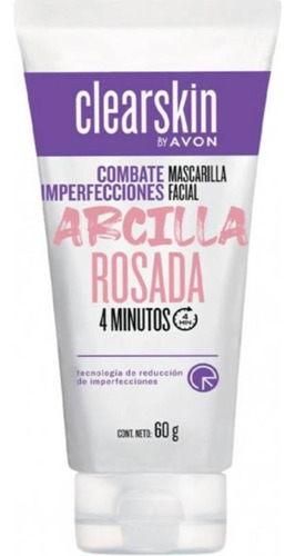 Mascarilla Facial Arcilla Rosada Avon 