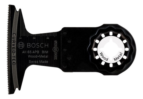 Hoja De Corte Bosch 65mm P/sierra Oscilante P/madera Y Metal