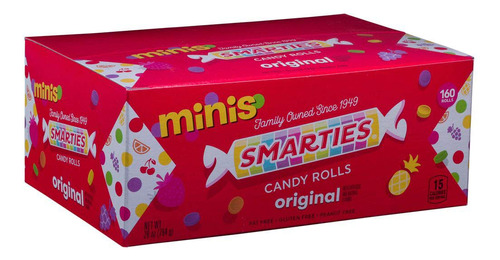 Smarties - Rollos De Caramelo, 28 Onzas, 160 Unidades