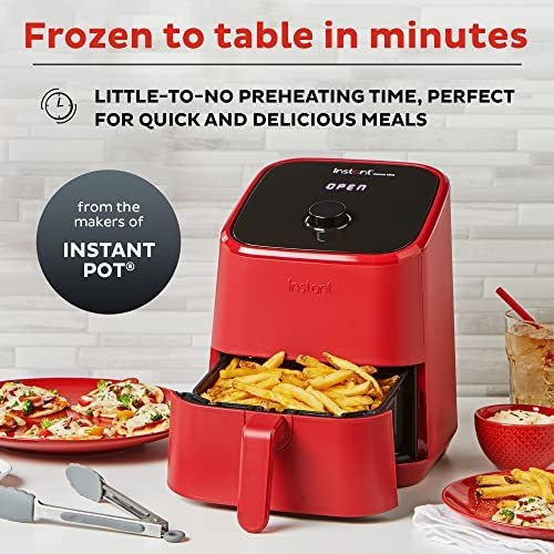 Mini Freidora De Aire Instant Pot Vortex 4 En 1 2qt -rojo