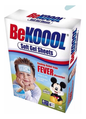 Be Koool Fever - Adesivo P/ Alivio Da Febre Envio Imediato