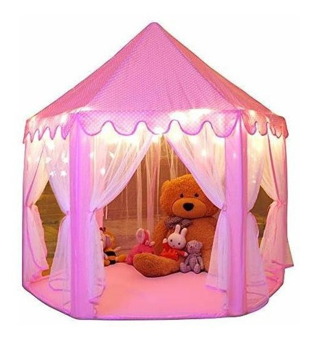 Monobeach Princess Carpa Girls Playhouse Grande Castillo Par