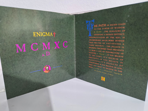 Cd Enigma Mcmxc A.d. The Limited Edition Extra Versions Perf (Usado)