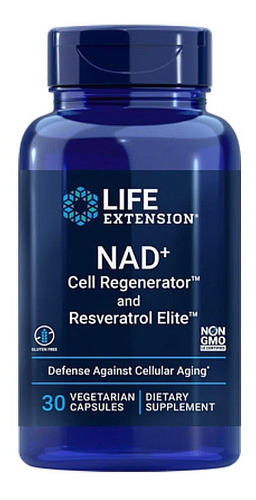 Life Extension Nad+ Resvera (30 Capsulas) Antienvejecimiento