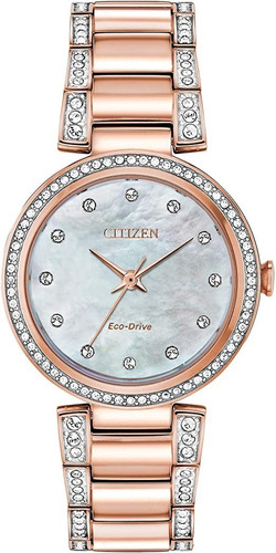 Reloj Citizen Eco-drive Classic De Cuarzo Para Mujer, Acero