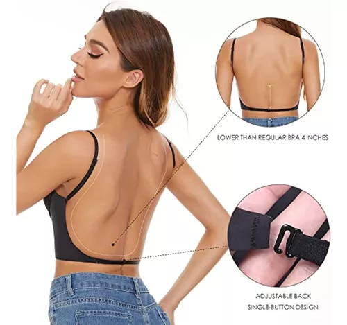 backless Bralette, Sutiã Com Costas Baixas Para Mulheres