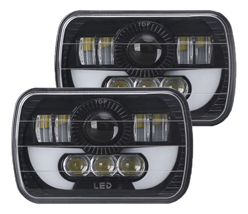 Señal De Giro Alta/baja F, Led 6500k, Cuadrado, 5 X 7 Pulgad