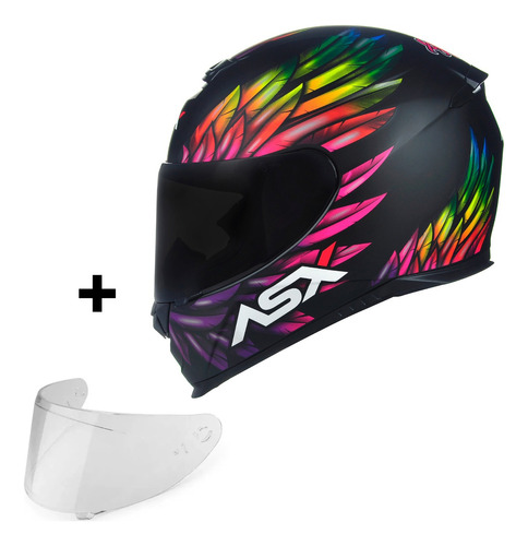 Capacete Asx Axxis Eagle Masculino Feminino Promo + Viseira