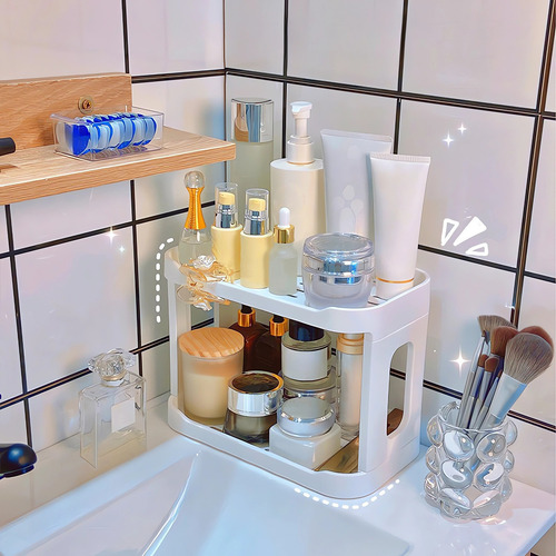 Rack De Armazenamento De Cosméticos, Prateleira De Mesa, Org