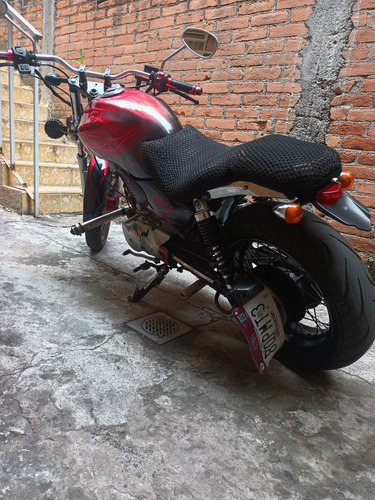 Honda Cargo 125cc 2007 Modificada Color Negro Con Flamas Roj