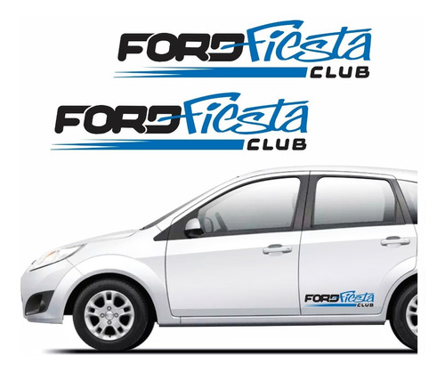 Adesivo Faixa Latera Ford Fiesta Club Personalizado  Imp21