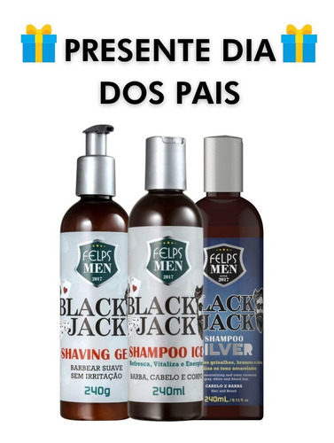 Kit Felps Men Presente Dia Dos Pais 3 Produtos 