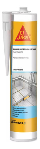 (2 Unidades) Sikasil-401 280ml Sika Para Piscinas