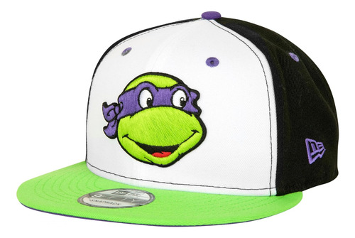 Gorra New Era Tortugas Nijas, Donatello, Ajustable, Multicol