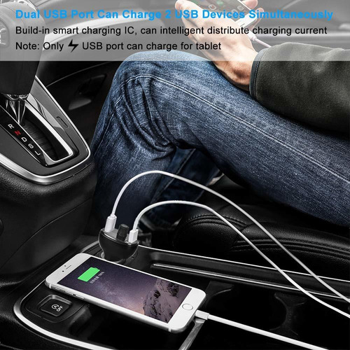 Aceyoon Transmisor Fm Dual Usb Car Charger Bluetooth 5.0