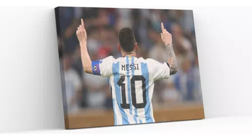 Cuadro De Lionel Messi Para Decorar Tu Cuarto 170 X 85