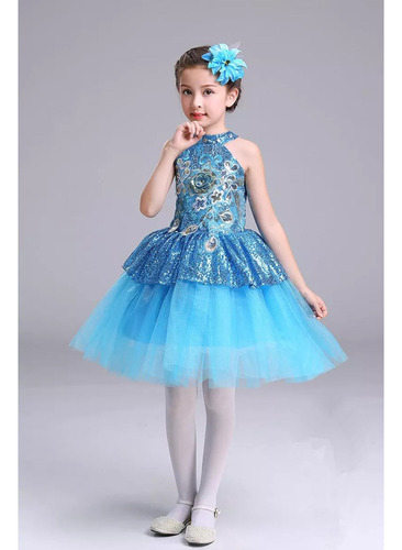 Vestido De Ballet Con Tutú Para Niñas, Leotardo De Gimnasia