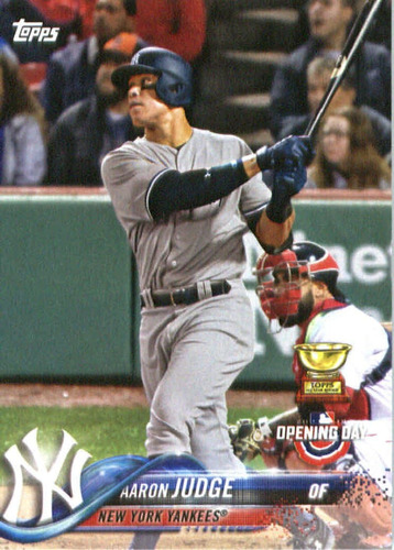 2018 Topps Día Inaugural 71 Aaron Judge Tarjeta De Béisbol D