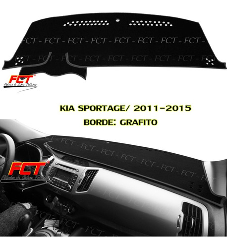 Cubre Tablero / Kia Sportage Lx / 2011 2012 2013 2014 2015 