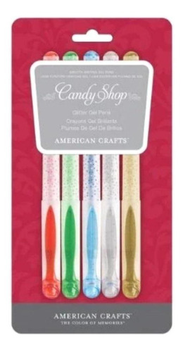 Candy Shop Glitter Gel Pens / Plumas De Gel Colores Con Bril
