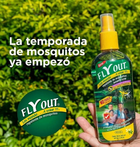 Loción Repelente Fly Out 265 Ml 3 Pack
