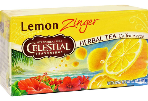 Celestial Seasonings Te Limon Zinger (paquete De 2)