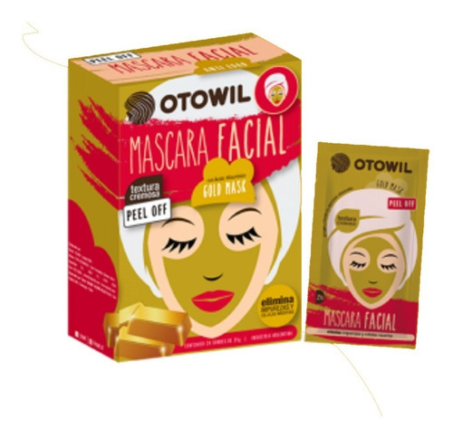 Máscara Facial Peel Off Otowil Gold Mask 24 U Tipo de piel Seca