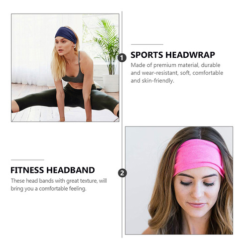 Diademas Deportivas Elásticas Para Yoga, Que Absorben El Sud