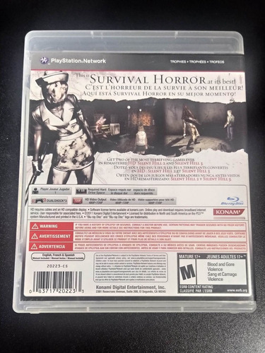 Game Silent Hill Hd Collection Ps3 Completo Usado Playstatio (Usado)