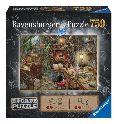 Puzzle Con Acertijo Cocina De Brujas 759 Piezas-ravensburger