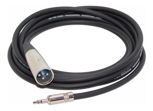 Imagen 2 de 3 de Cable Mini Plug 3,5 Stereo A Canon Macho X 6 Mts