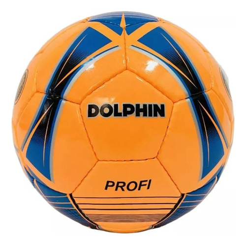 Pelota De Fútbol Dolphin Profi Nº 4 Color Naranja