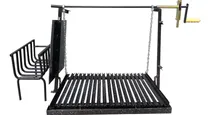 Comprar Herraje Para Parrilla Enlozado 80 X 60 Cm Division Fogonero 