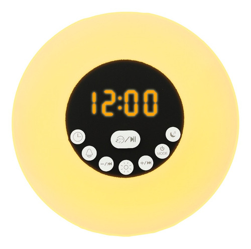 Imagen 1 de 10 de Radio Reloj Despertador Alarma Snooze Parlante Luces Led Usb