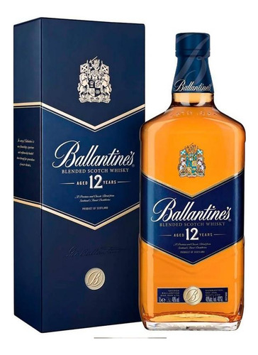 Uísque Blended Ballantine's 12 Reino Unido Garrafa 1l