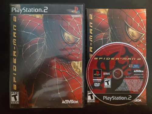 Spiderman 2 Ps2 Playstation 2 Original Físico Completo 
