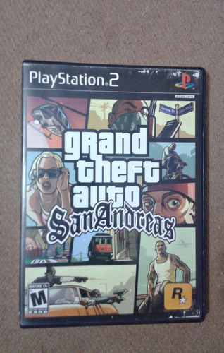 Gta San Andreas Completo Ps2 - Jogo Original Americano