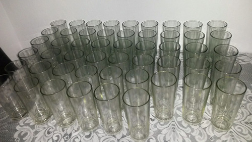 Vasos De Vidrio Lisos 14 Onz. Nuevos Combo Completo