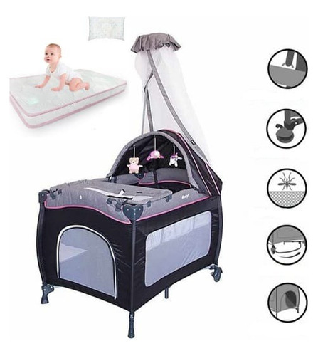 Cuna Corral Para Bebe O Cuna Corral Sally Ebaby Y Colchon