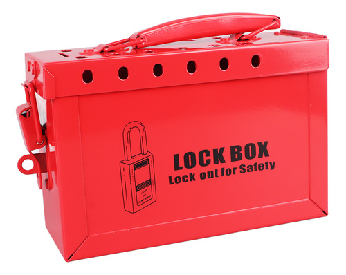 Red Lock Lockout Tagout, 12 Orificios, Construcción Robusta,