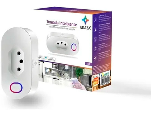 Tomada Inteligente Ekaza 16a Smart Home Alexa Google