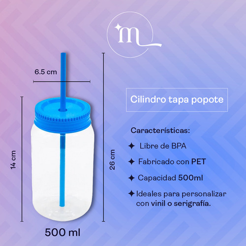 25 Cilindros Dulceros Con Tapa Y Popote Para Fiesta 500ml Dorado