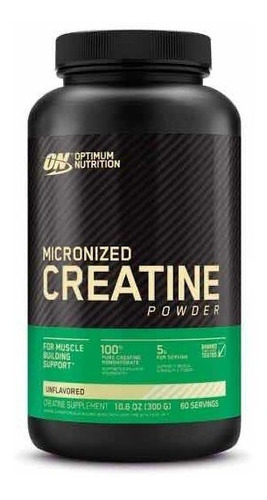 Creatine Powder On 300 Gr, Creatina Pura Micronizada, Fuerza Sabor Unflavored