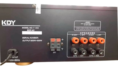 Amplificador Kdy F-888 1000w Planta De Sonido