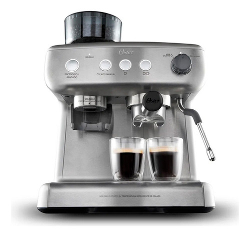 Cafetera Espresso Oster 7300 Con Molinillo Acero Inoxidable
