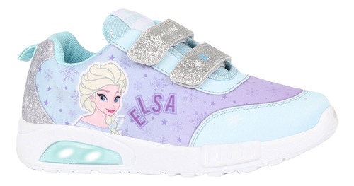 Zapatillas Disney Frozen Elsa Con Luces Footy Linea Pop 