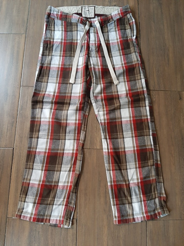 Pantalon Pijama Franela  Hollister California Talla L Hombre