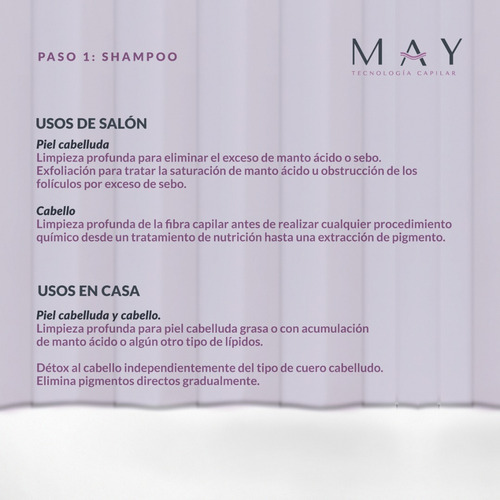 May Tecnología Capilar Kit 250ml #1, #2, #3, #4