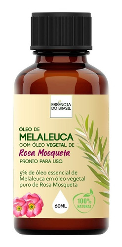 Óleo De Melaleuca Com Rosa Mosqueta 60ml - Pronto Para Uso